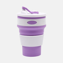 Load image into Gallery viewer, Portable Silicone Cup Hot FoldingTelescopic Multi-function Collapsible Drinking Coffee Cup Foldable Silica Mug Travel Cute Mugs
